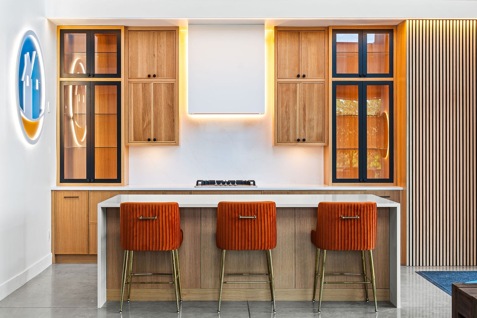 Kitchen with clever storage solutions